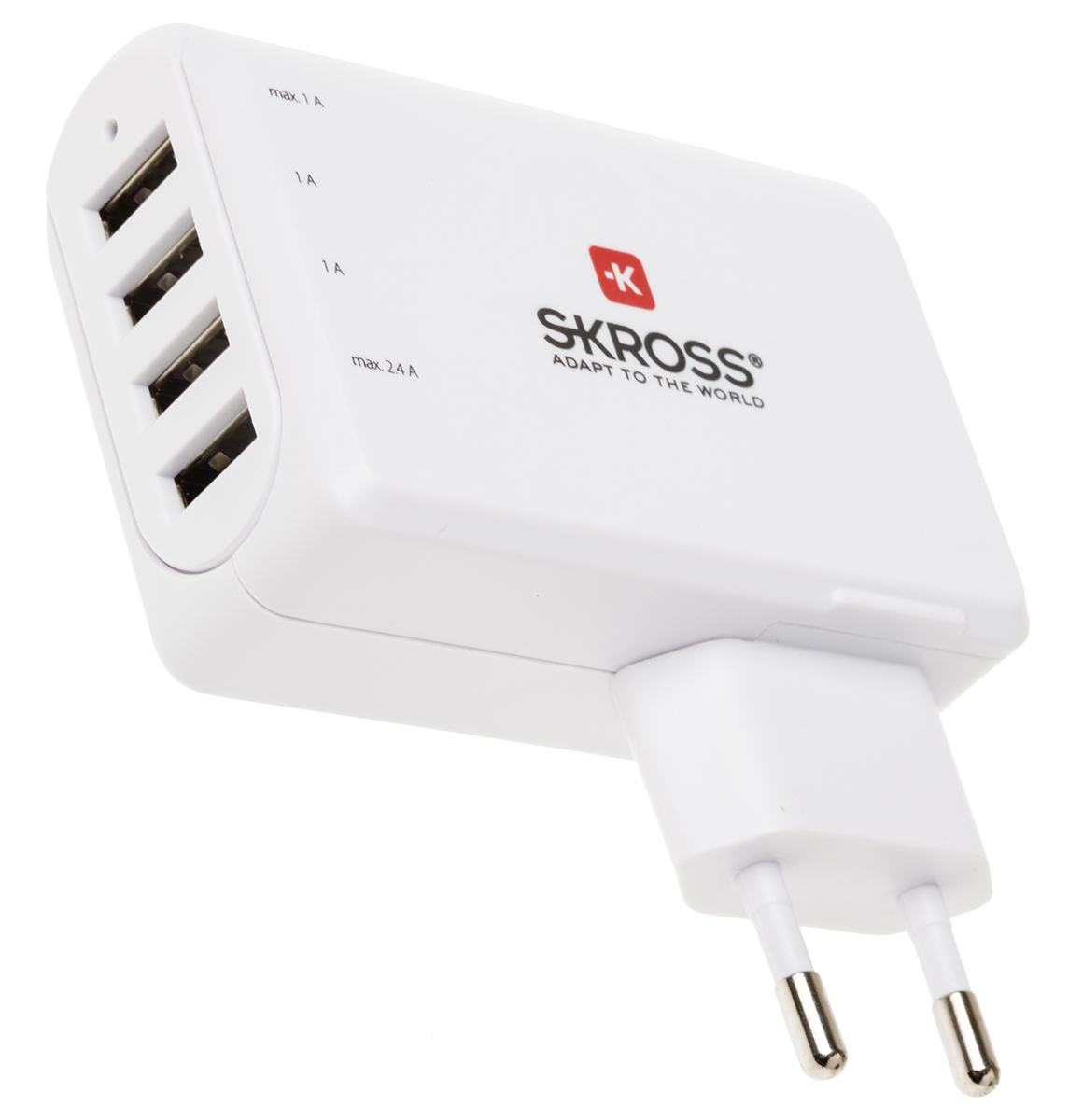 SKROSS 24W Plug-In AC/DC Adapter 5V dc Output, 4.8A Output