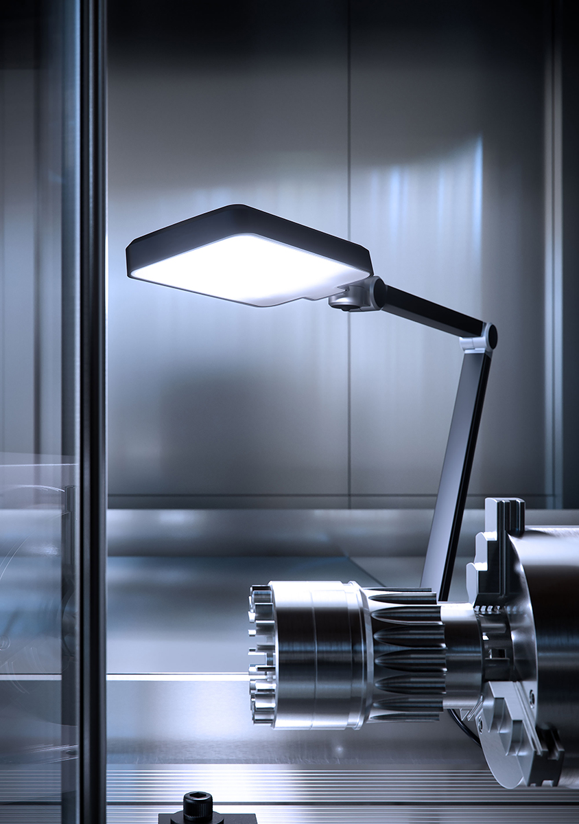 Waldmann LED Machine Light, 12 → 28 V ac, 12 → 40 V dc, IP67, 600mm Arm Length