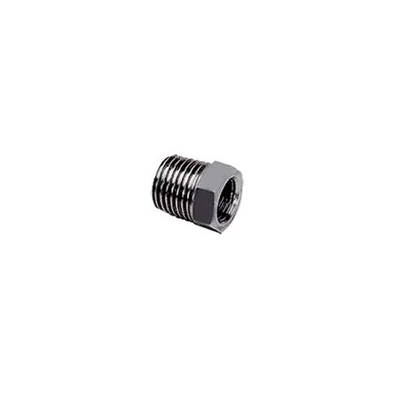 Legris Brass Pipe Fitting, Straight Push Fit Reducer, Male 1/2in to Female BSPP 3/8in