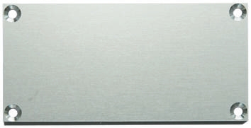 Rose Aluminium Front Panel, 3mm H, 48mm W, 96mm L, for Use with Multitronic SE 48