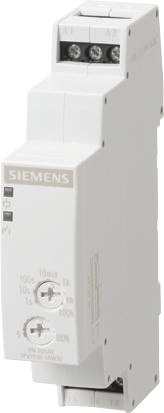 Siemens DIN Rail Mount Timer Relay, 12 → 240V ac/dc, 1-Contact, 0.05 → 100 s, 3 → 100 min, 5