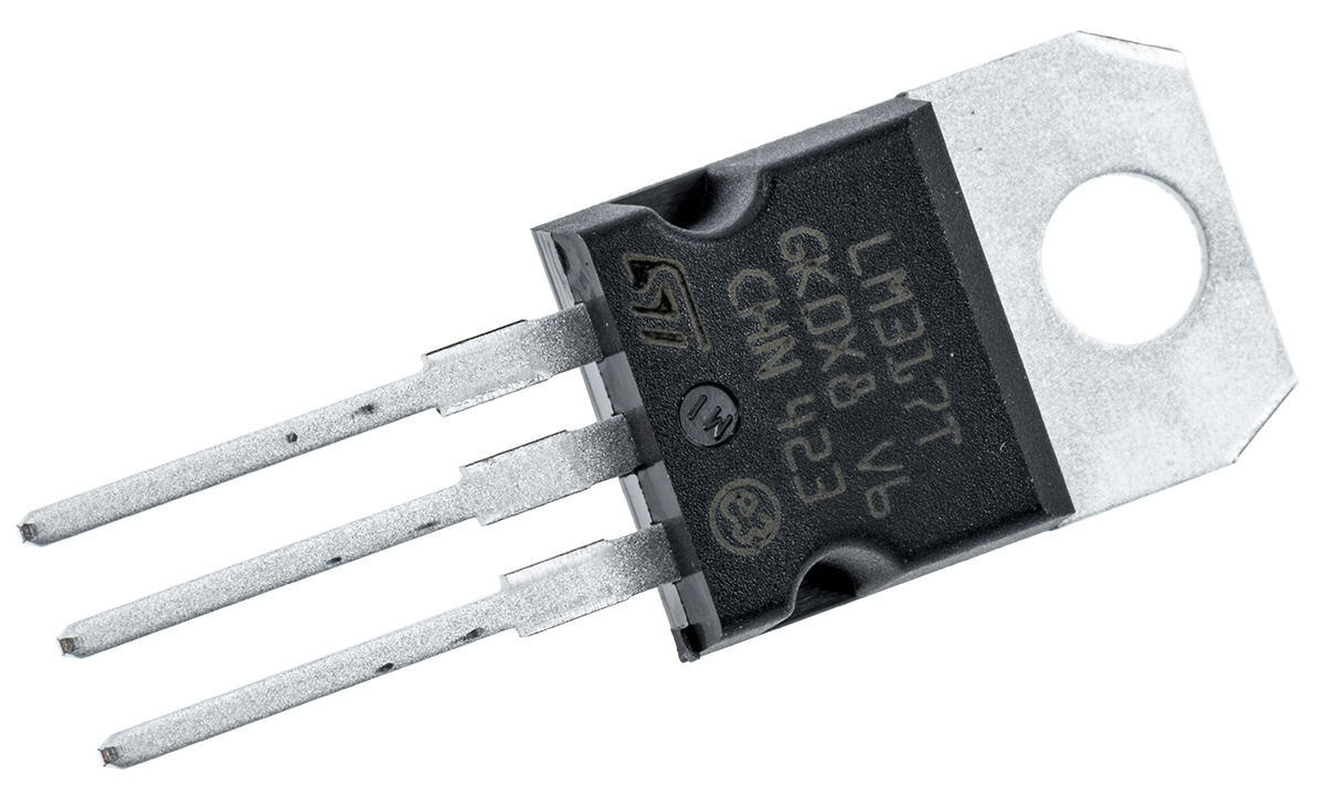 STMicroelectronics LM317T, 5-Channel Linear, Voltage Regulator, 1.5 A, 37 V, TO-220 3-Pin