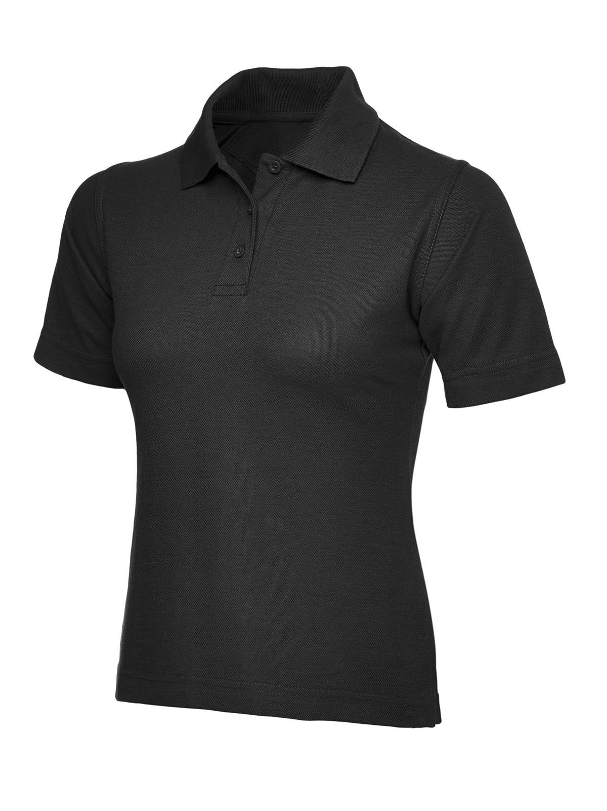 RS PRO Black 50% Cotton, 50% Polyester Polo Shirt, UK- S