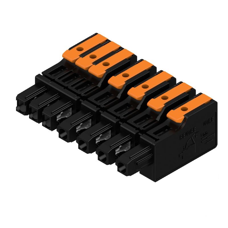 Weidmüller, 7.5mm Pitch, OMNIMATE 4.0, 7 Way, , Pluggable Terminal Block, Hybrid Header, PCB Mount, Snap In