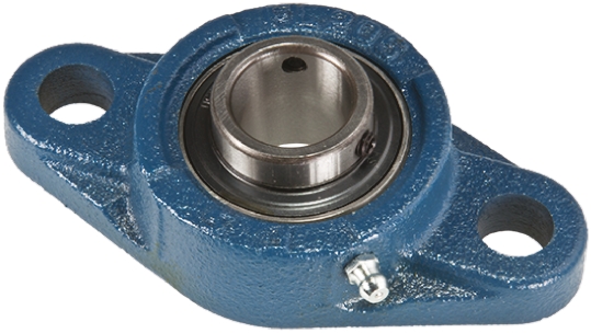 2 Hole Flange Bearing Unit 12.7mm ID