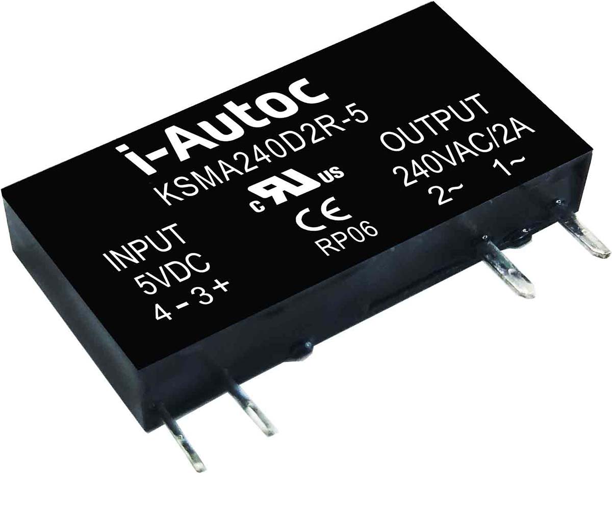 i-Autoc Solid State Relay, 2 A Load, PCB Mount, 280 V ac Load, 15 V dc Control