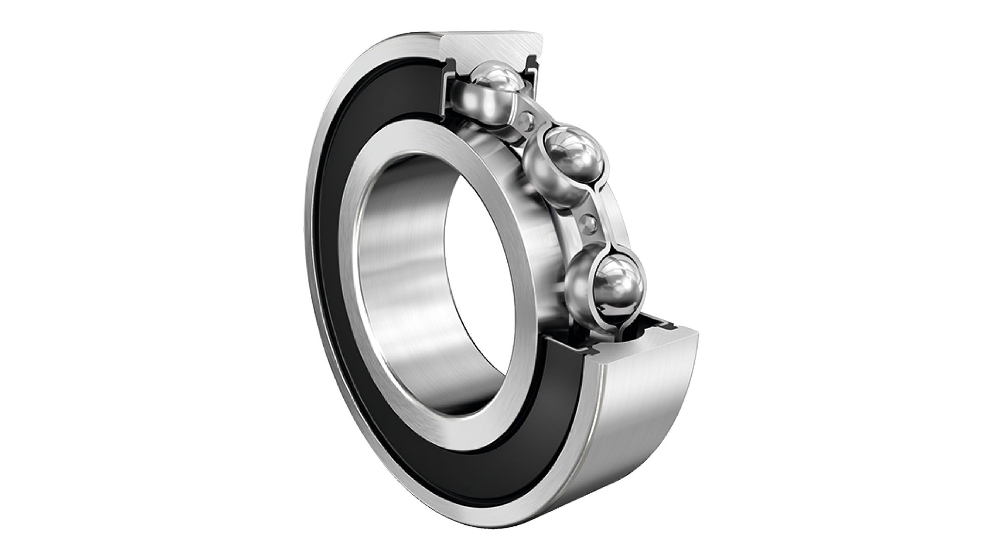 FAG 698-2RSR-HLC 1 Row Deep Groove Ball Bearing - 8 mm ID, 19 mm OD