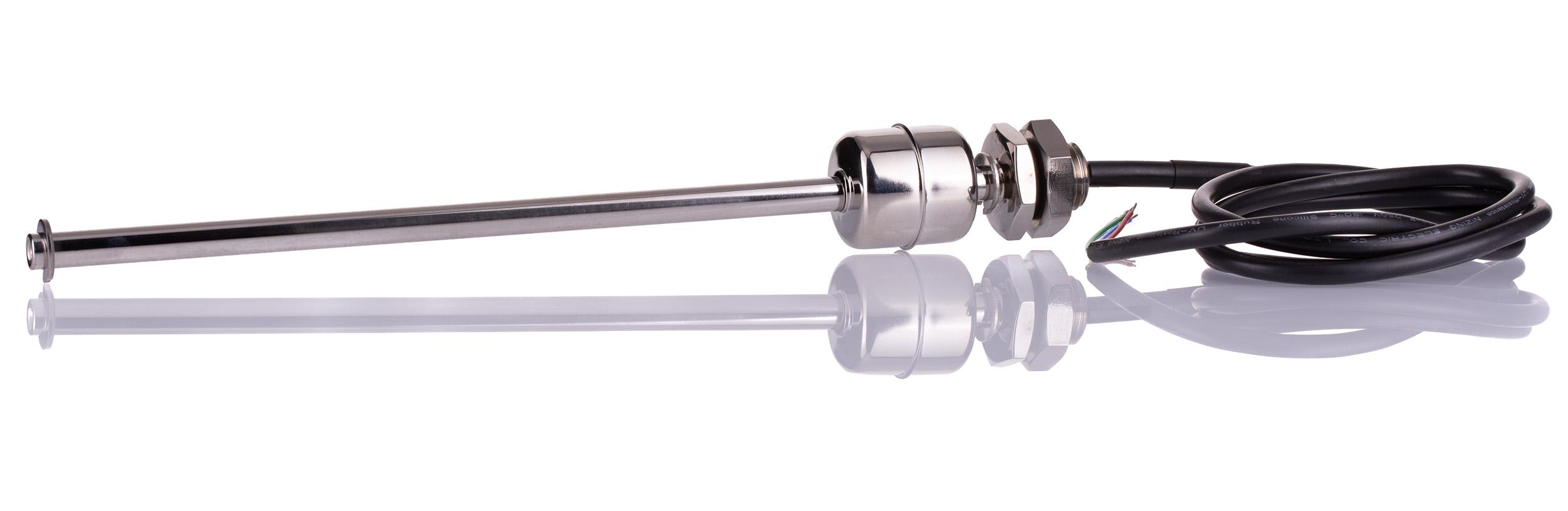 Sensata Cynergy3 SSF67 Series Vertical Stainless Steel Float Switch, Float, 1m Cable, NO/NC, 250V ac Max, 120V dc Max