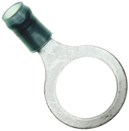 TE Connectivity, PIDG Insulated Ring Terminal, M12 (1/2) Stud Size, 1mm² to 2.6mm² Wire Size, Blue