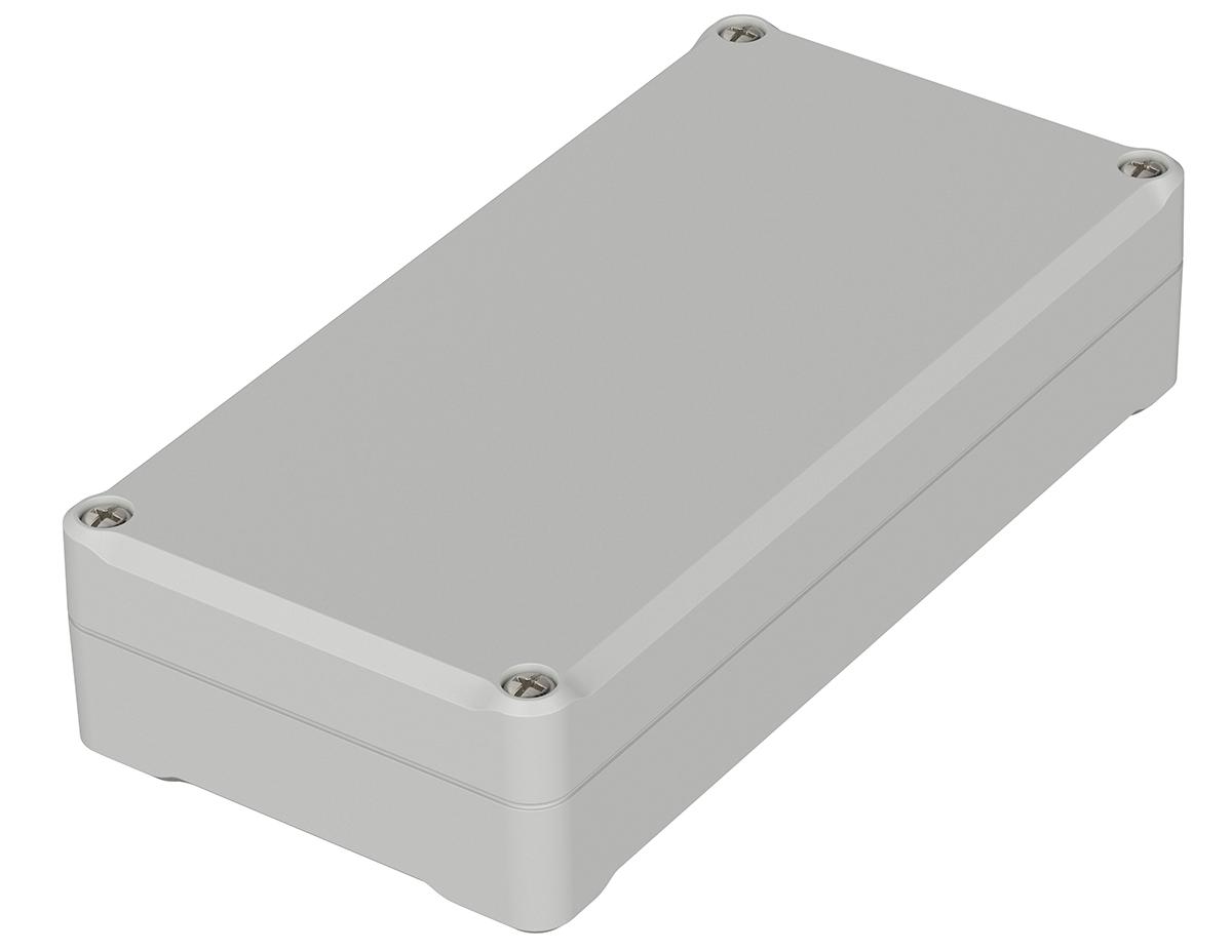 Bopla Euromas II Series Light Grey ABS Enclosure, IP65, Light Grey Lid, 160 x 80 x 37mm