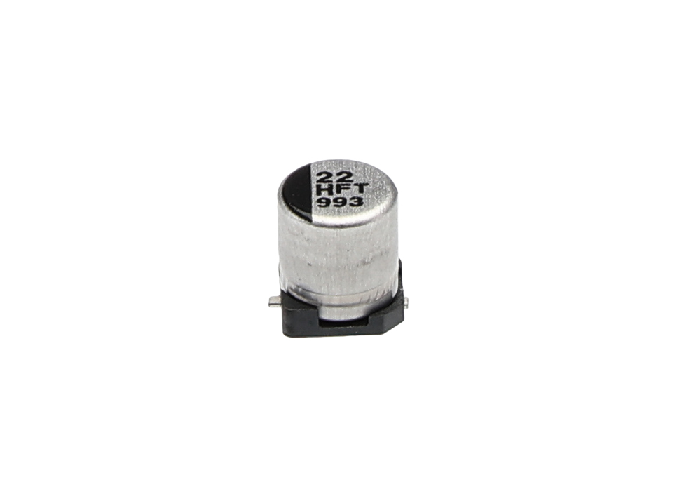 Panasonic 22μF Aluminium Electrolytic Aluminium Electrolytic Capacitor 50V dc, Surface Mount - EEEFT1H220AR
