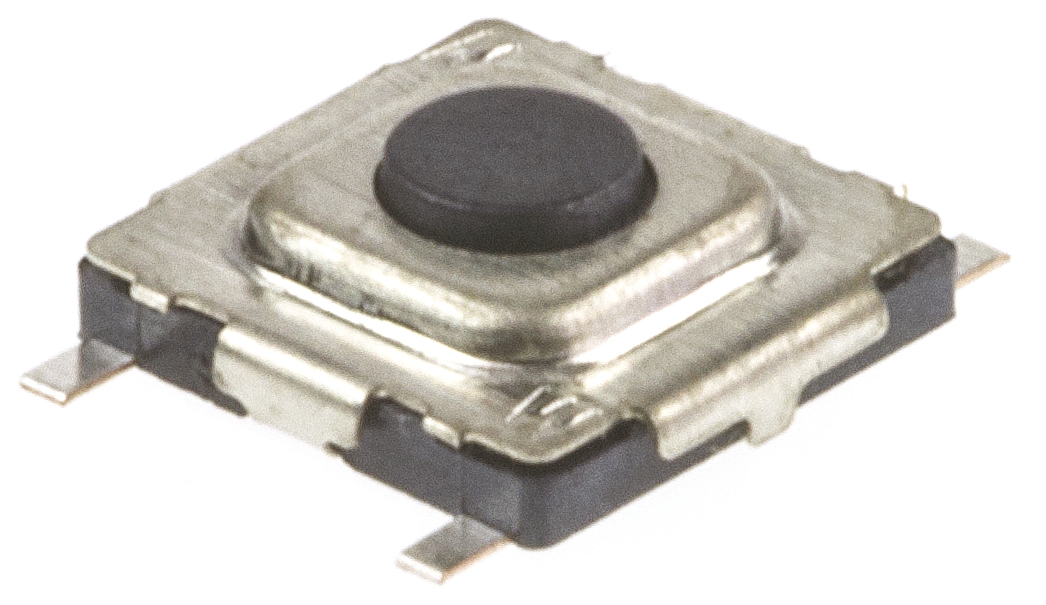 Wurth Elektronik Black Tactile Switch, SPST 20 mA 0.3mm Surface Mount