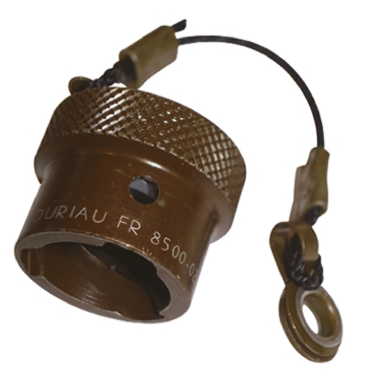Souriau Sunbank by Eaton 851 MIL-C-26482 G Series 1 Male Dust Cap, Shell Size 8, Metal