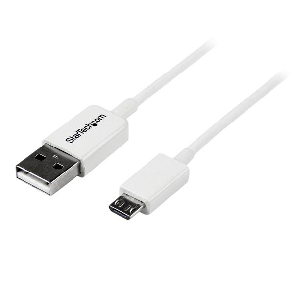 StarTech.com USB 2.0, Male USB A to Male Micro USB B, 480Mbps, 2m