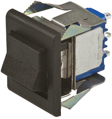 APEM DPDT, On-Off-On Rocker Switch Panel Mount