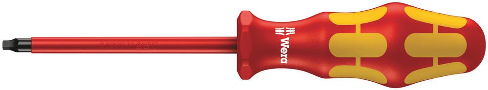 Wera Square Insulated Screwdriver, #1 Tip, VDE/1000V