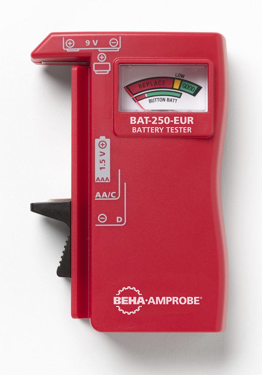 Beha-Amprobe BAT-250-EUR Battery Tester 1.5 V, 9V, AA, AAA, C, D