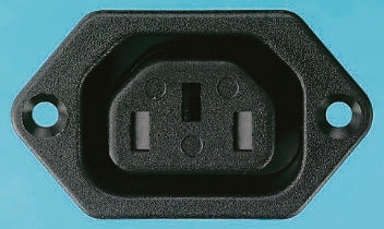 Bulgin C13 Panel Mount IEC Connector Socket, 10A, 250 V