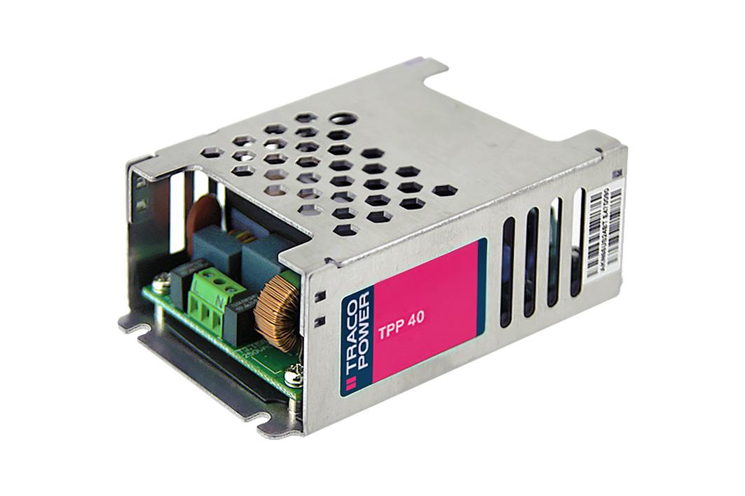 TRACOPOWER Switching Power Supply, TPP 40-251, 5 V dc, 24 V dc, 1.67A, 40W, Dual Output, 85 → 264 V ac, 120