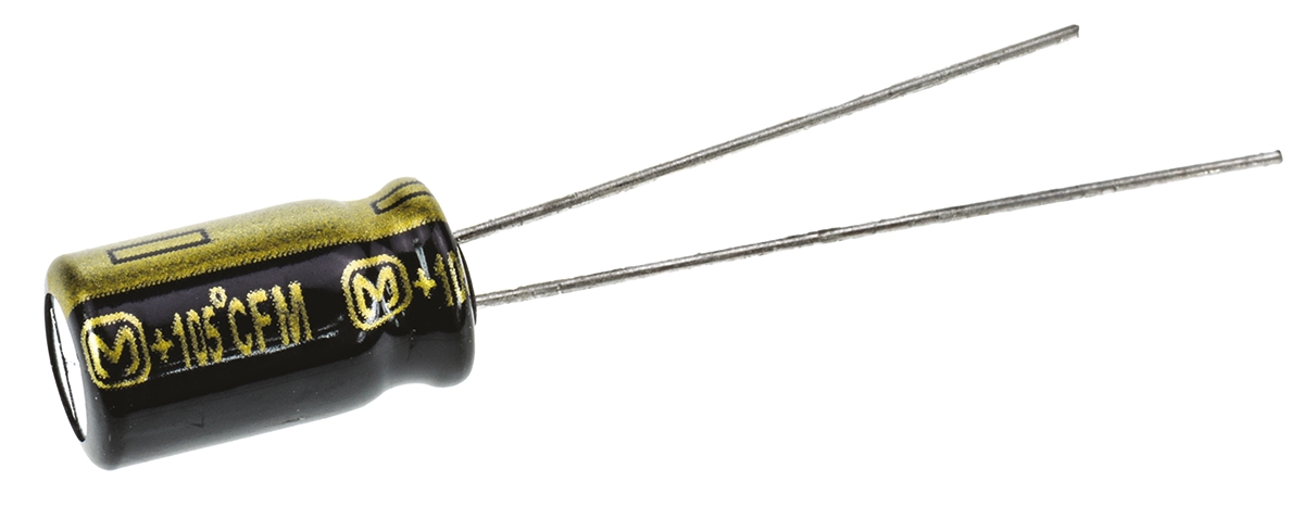 Panasonic 68μF Aluminium Electrolytic Capacitor 35V dc, Radial, Through Hole - EEUFM1V680