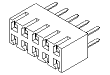 Molex Straight Through Hole Mount PCB Socket, 40-Contact, 2-Row, 2.54mm Pitch, Solder Termination