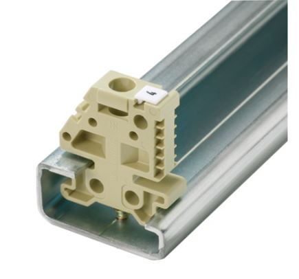 Weidmuller EWK Series End Stop for Use with DIN Rail Terminal Blocks, ATEX