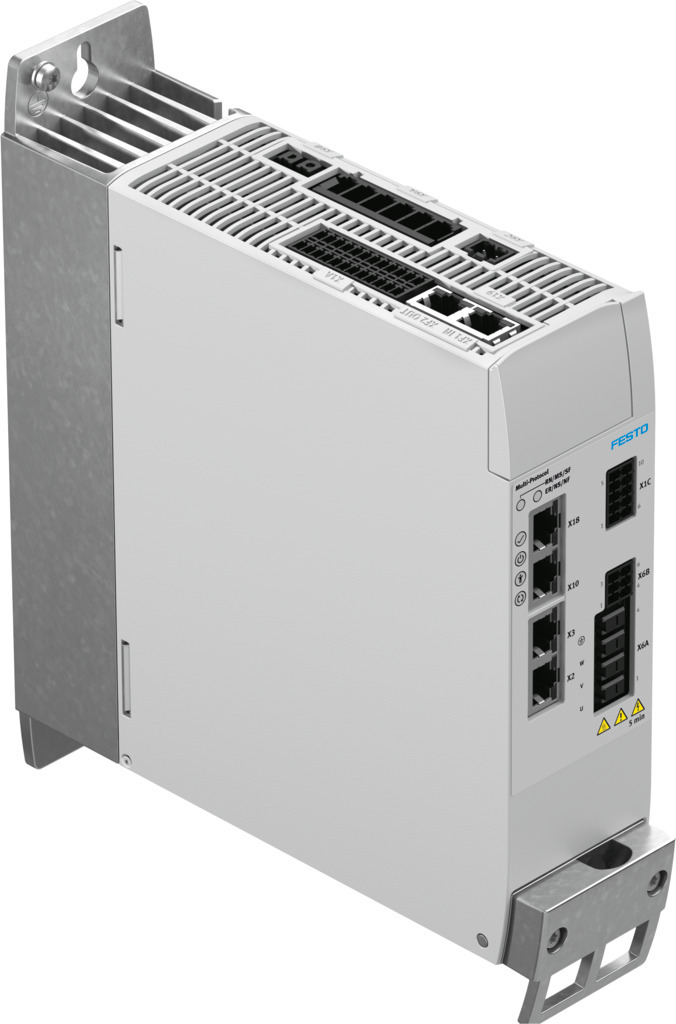 Festo 4000 W Servo Drive, 400 V ac, 3 Phase, 9 A, Homing, Positioning, Current Controller, Speed Controller, Manual