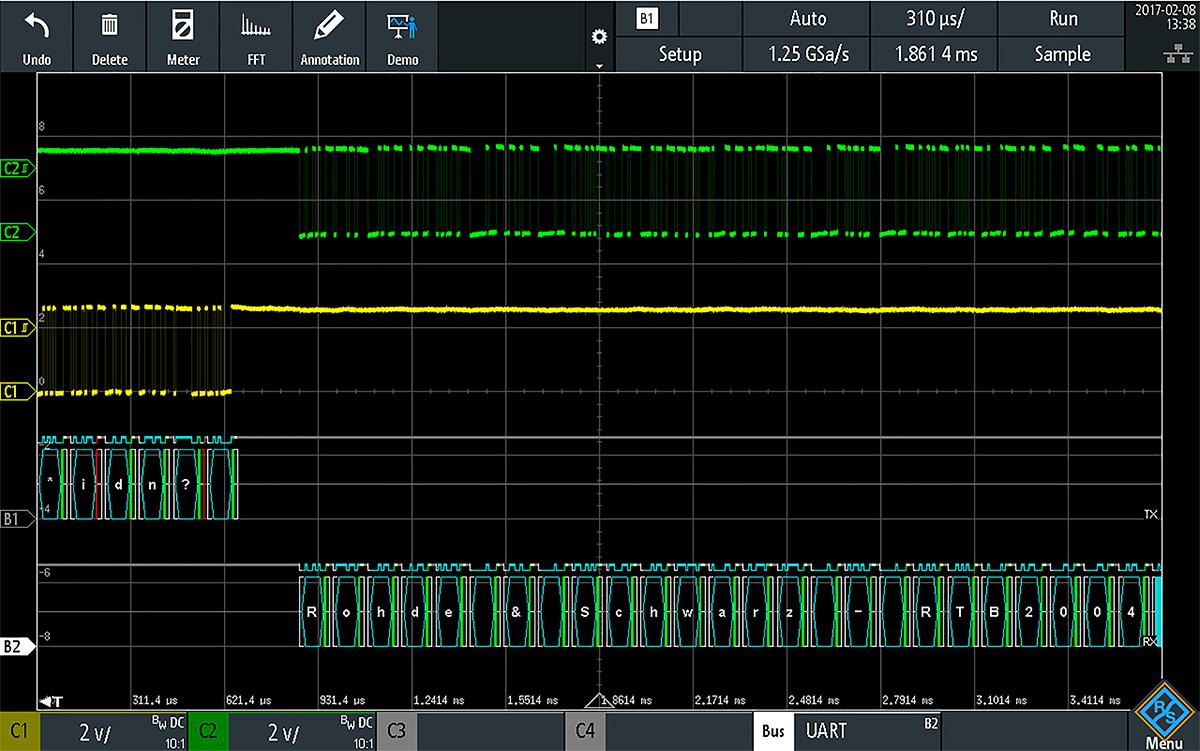Rohde & Schwarz Oscilloscope Software for Use with RTB2000 Digital Oscilloscope