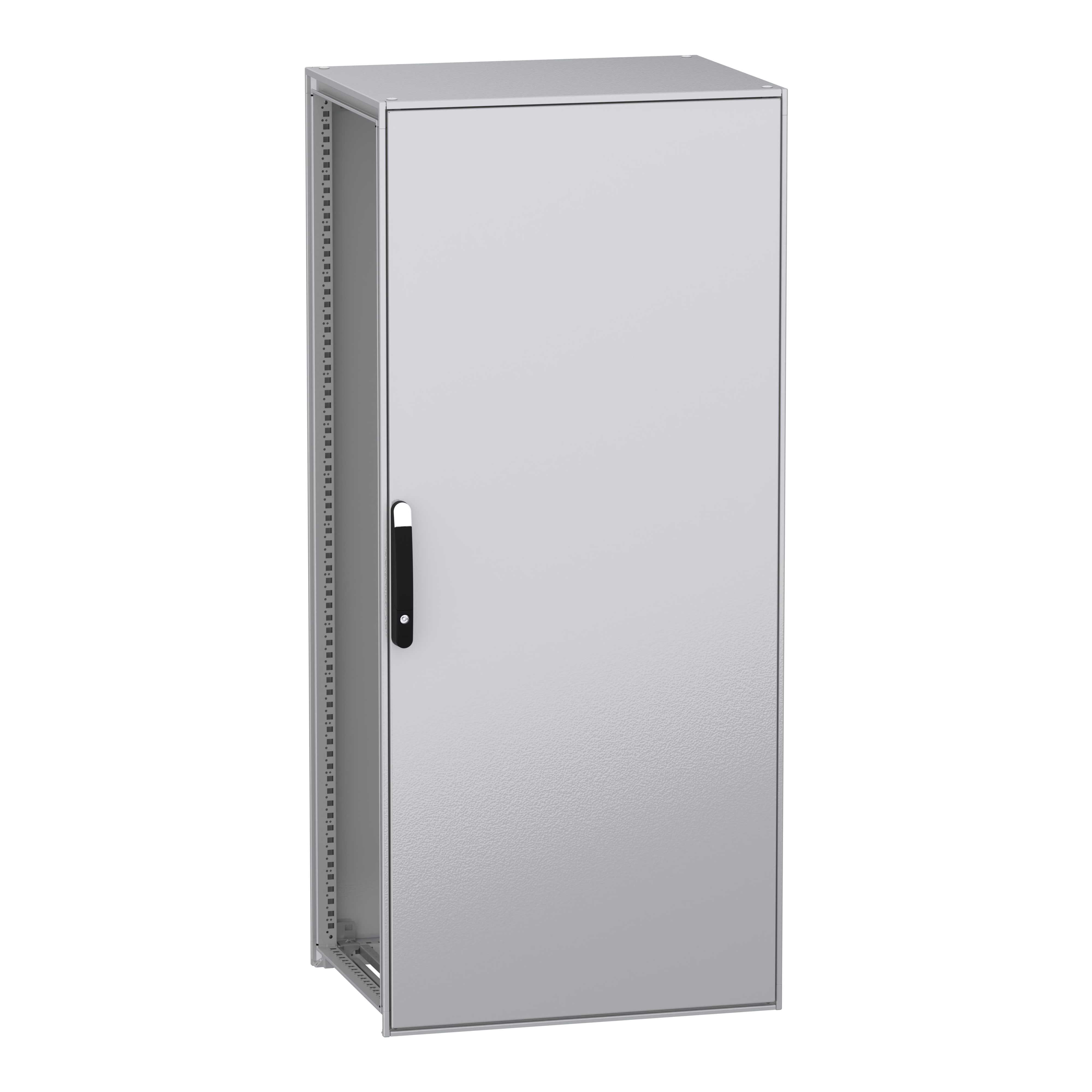 Schneider Electric PanelSeT SFN Series Galvanised Steel Single-Door-Door Floor Standing Enclosure, Plain Door Door,