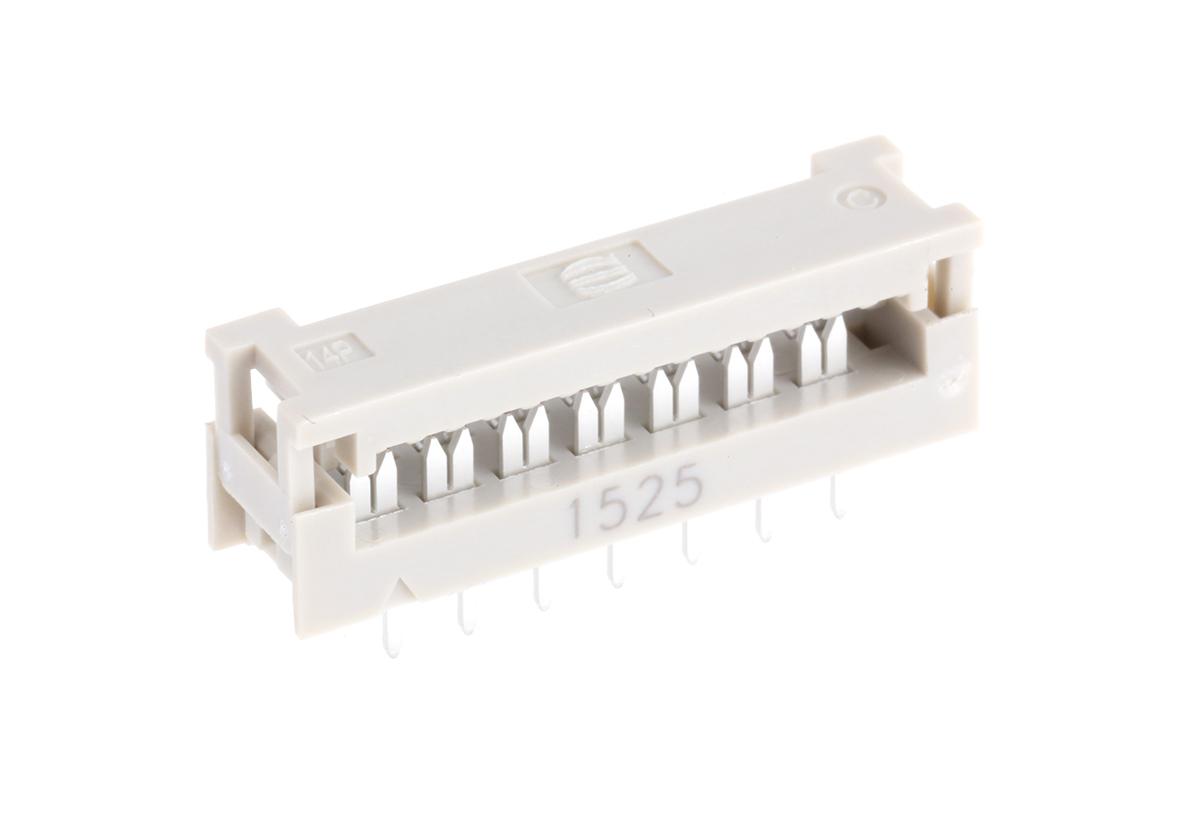 HARTING 14-Way IDC Connector Plug for  Through Hole Mount, 2-Row