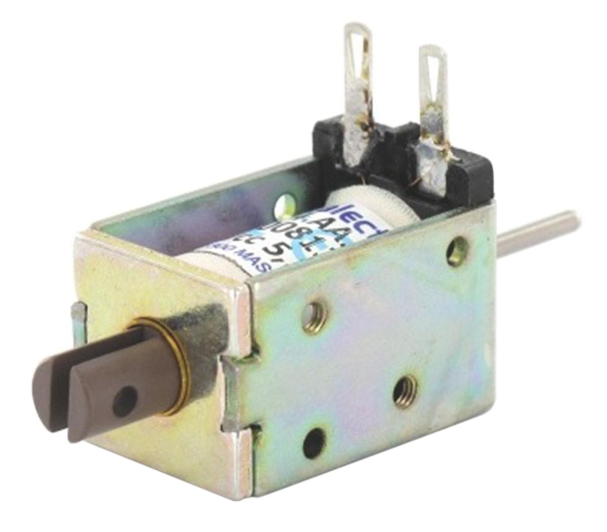Mecalectro Linear Solenoid, 24 V dc, 0.5 → 3N, 30 x 19 x 18 mm