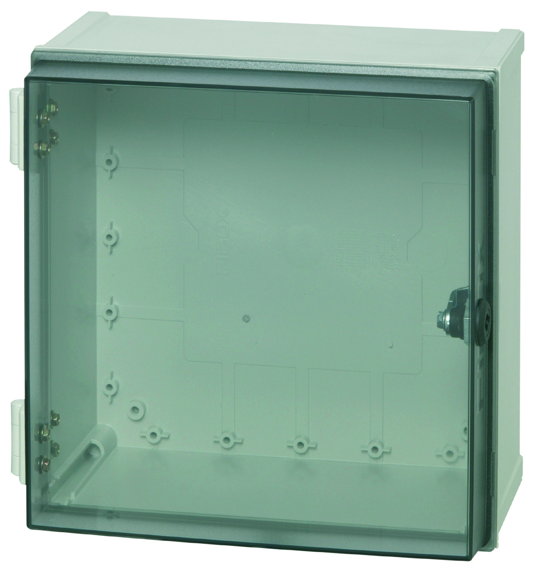 Fibox CAB Series Polycarbonate Wall Box, IP65, Viewing Window, 300 mm x 300 mm x 180mm
