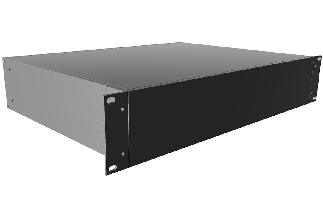 Hammond Black Aluminium Instrument Case, 89 x 422 x 330mm