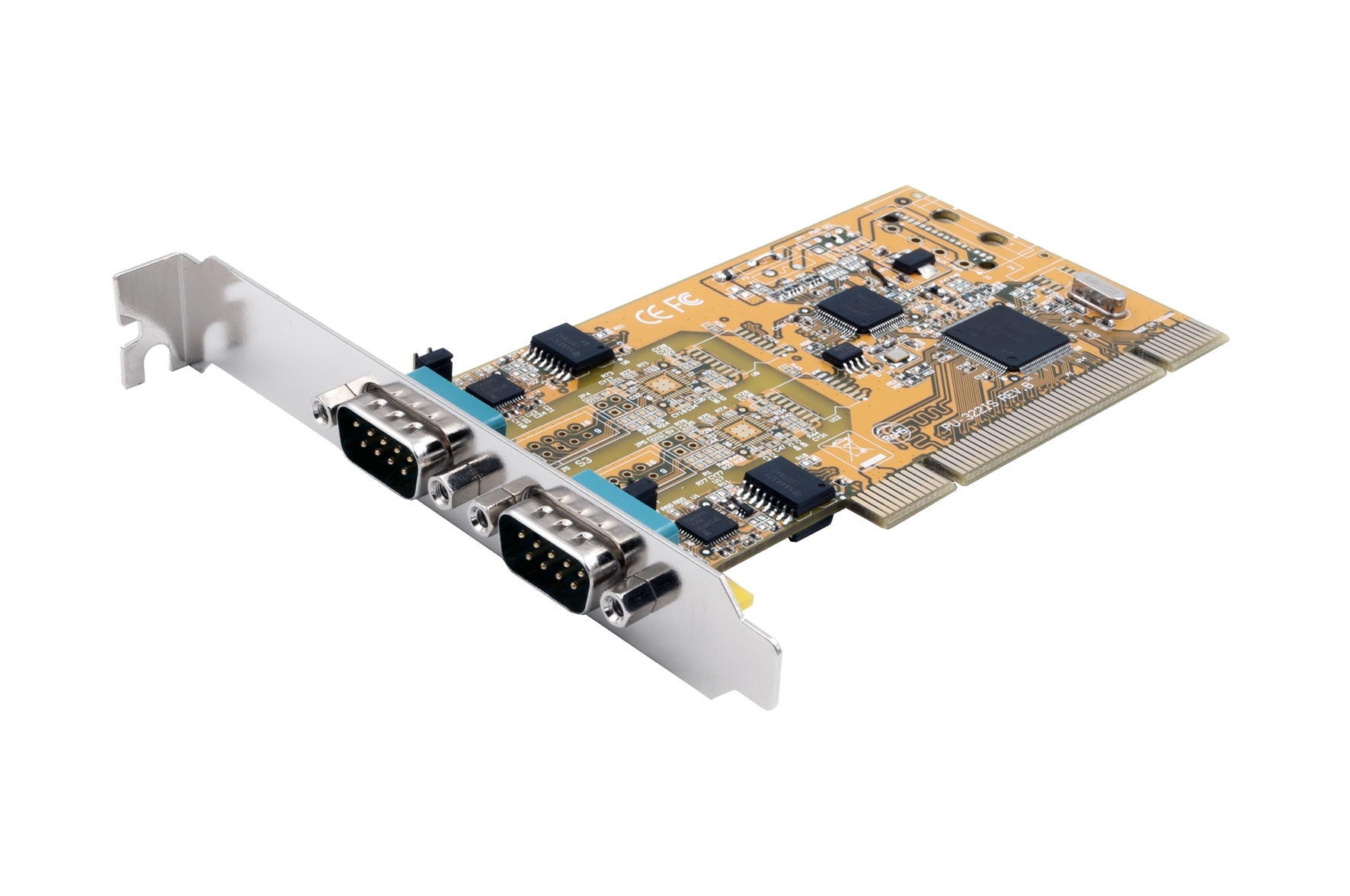 Exsys 2 Port PCI RS232, RS422, RS485 Serial Card