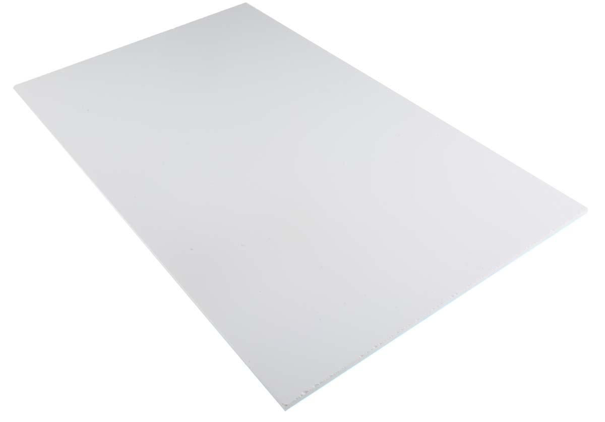 RS PRO Opaque White Plastic Sheet, 500mm x 300mm x 5mm