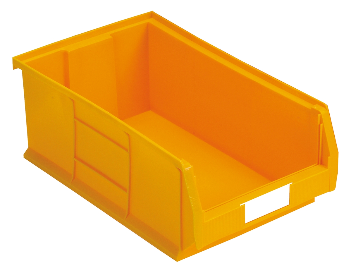 RS PRO PP Storage Bin, 510mm x 315mm x 200mm, Yellow