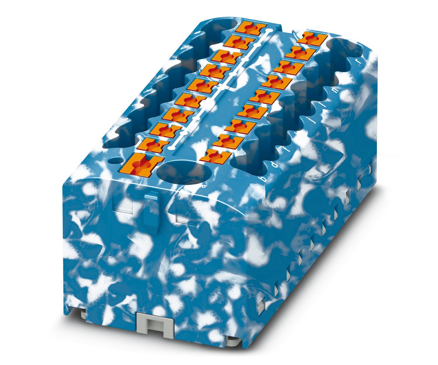 Phoenix Contact Distribution Block, 6mm², 24A, 450 V, Blue, White