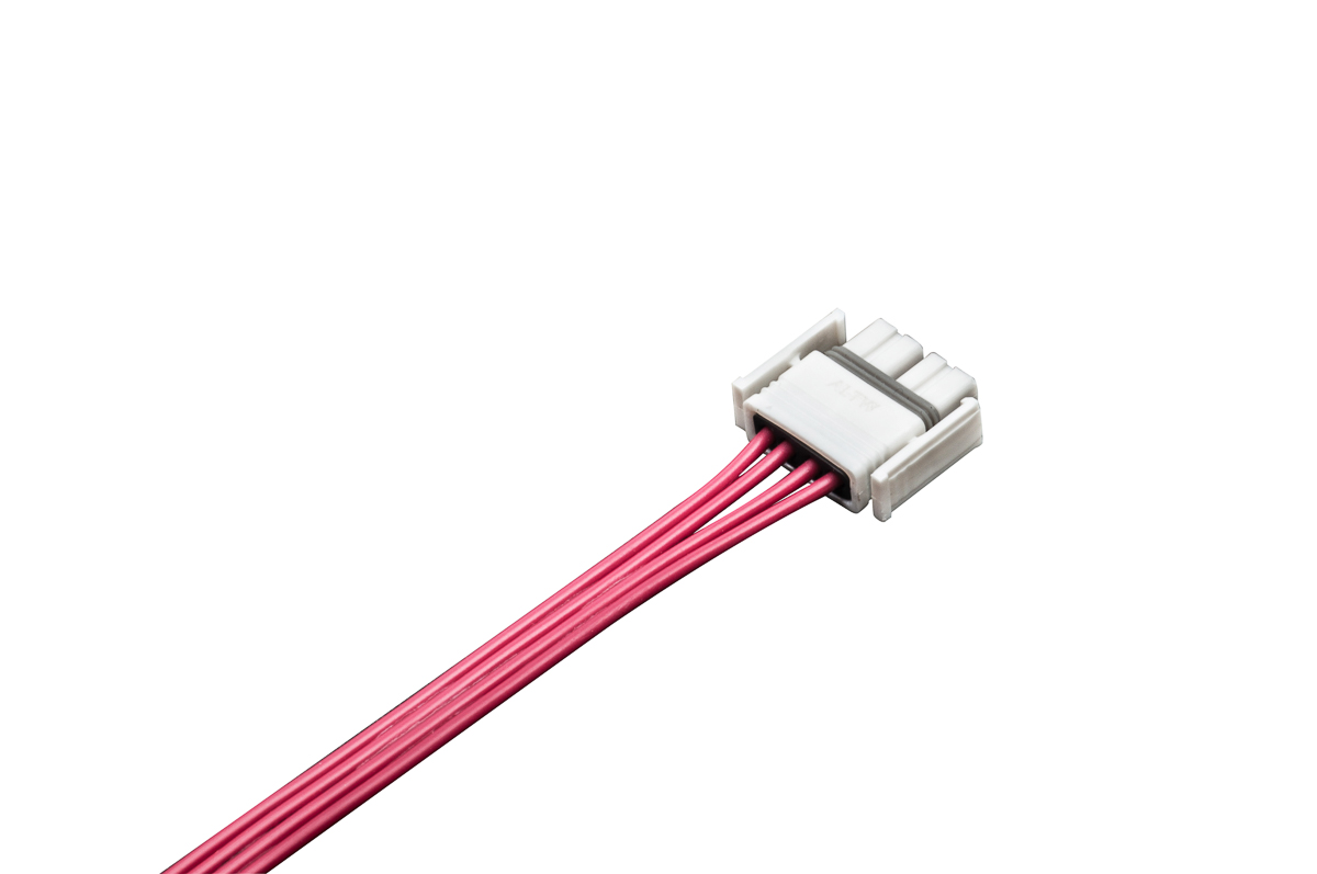 Amphenol Industrial 4 Way Male SSL 1.2 Unterminated Wire to Board Cable, 400mm