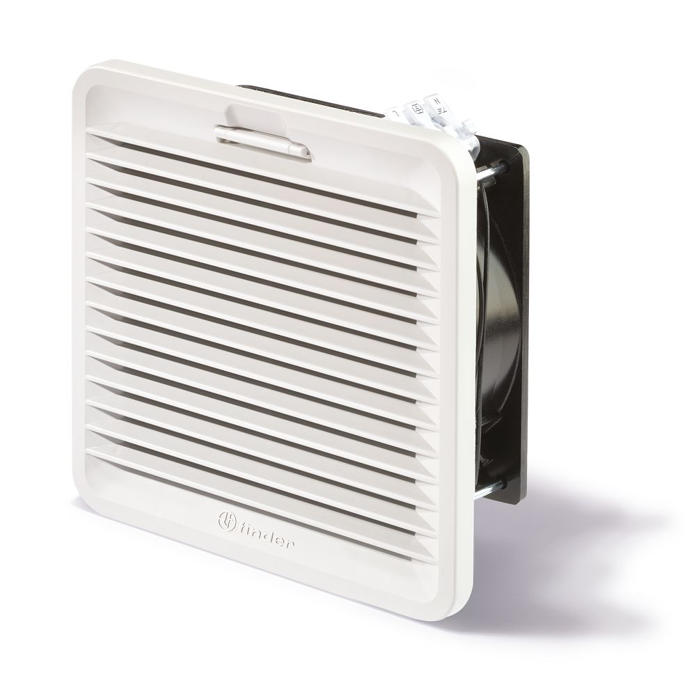 Finder 7F Series Filter Fan, 230 V ac, AC Operation, 400/440m³/h Filtered, 550m³/h Unimpeded, IP59, 320 x 320mm
