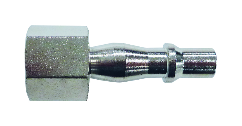 RS PRO Nickel Plated Steel Female Coupler Nipple, 1/4 in Female Threaded