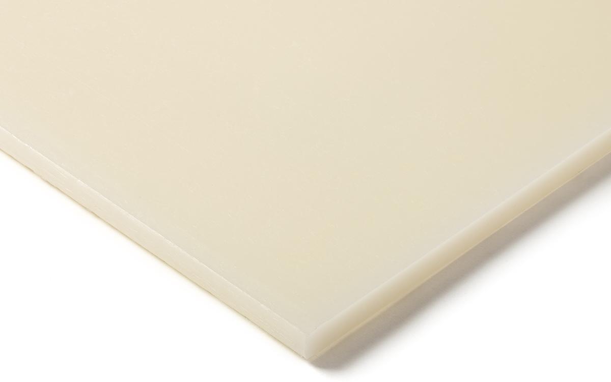 RS PRO Natural Plastic Sheet, 1000mm x 500mm x 16mm