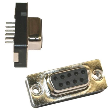 Norcomp 191 9 Way Vertical Panel Mount D-sub Connector Plug, 2.75mm Pitch, with Boardlocks