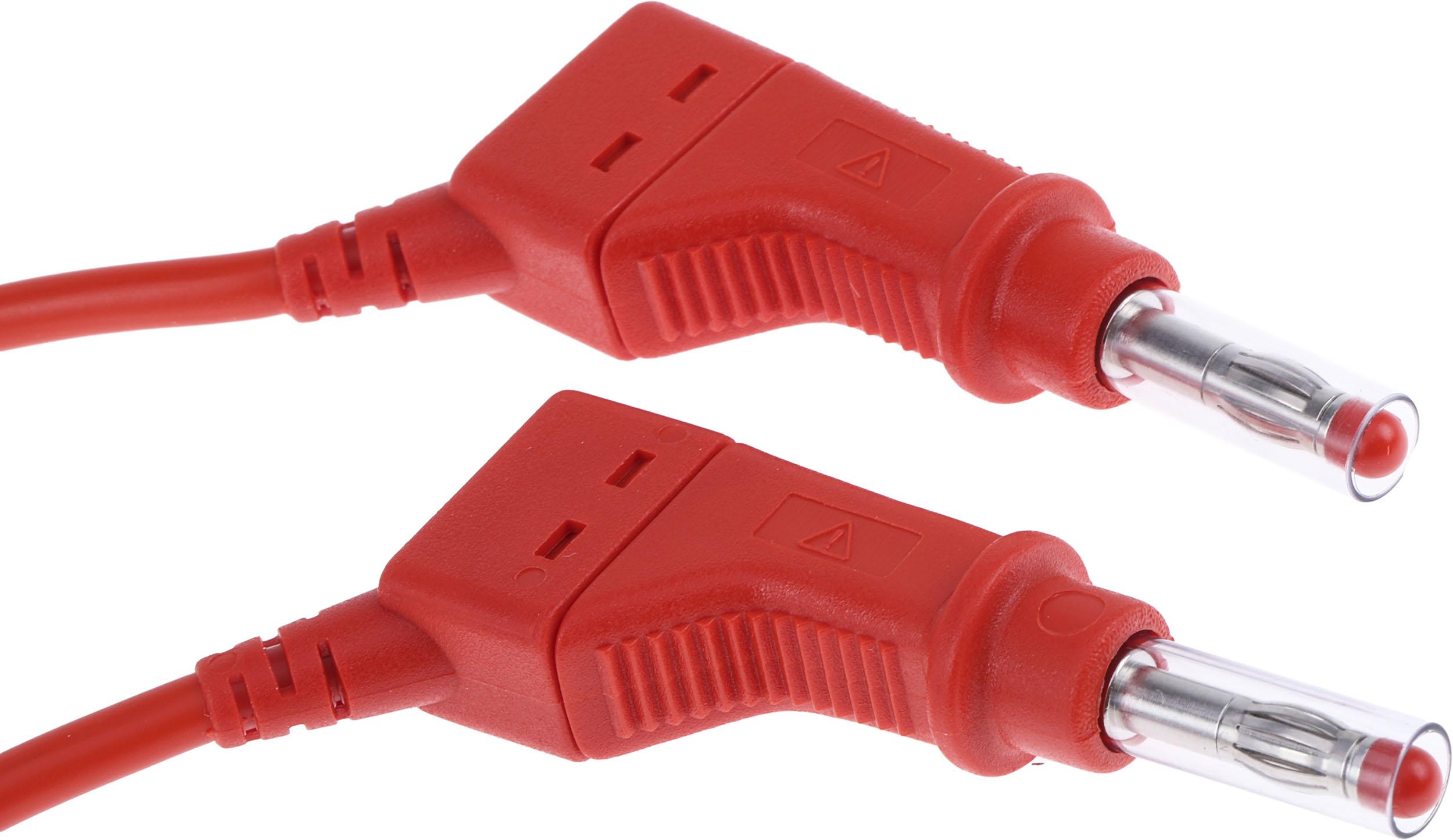 Staubli, 32A, 600V, Red, 500mm Lead Length