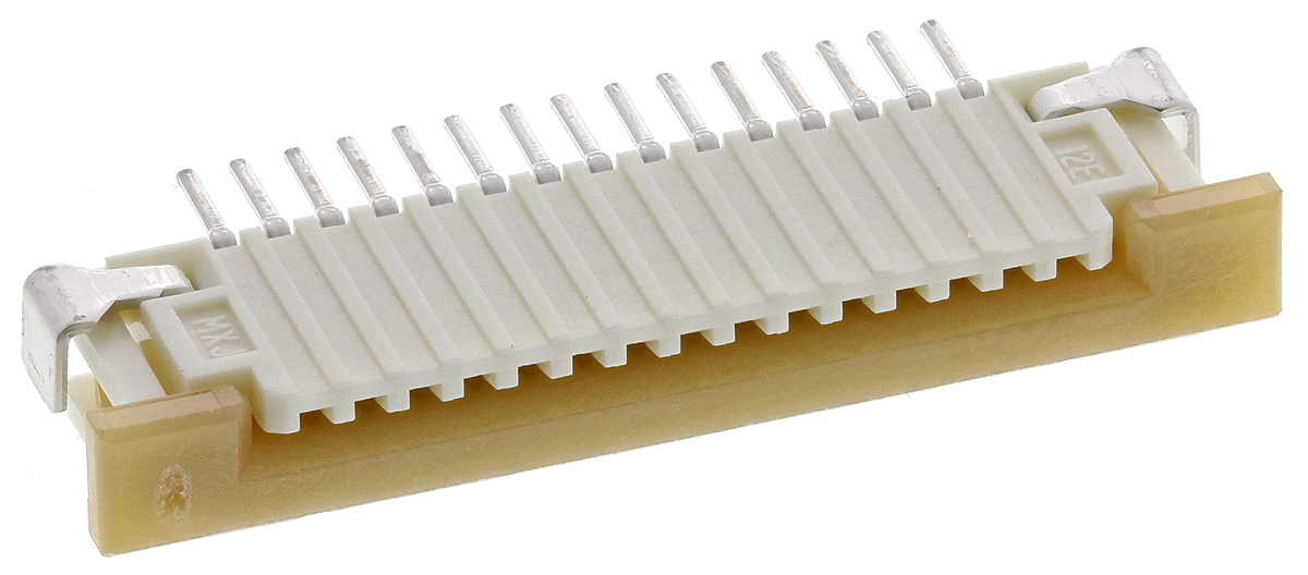 Molex, Easy-On, 52271 1mm Pitch 15 Way Right Angle Female FPC Connector, ZIF Bottom Contact
