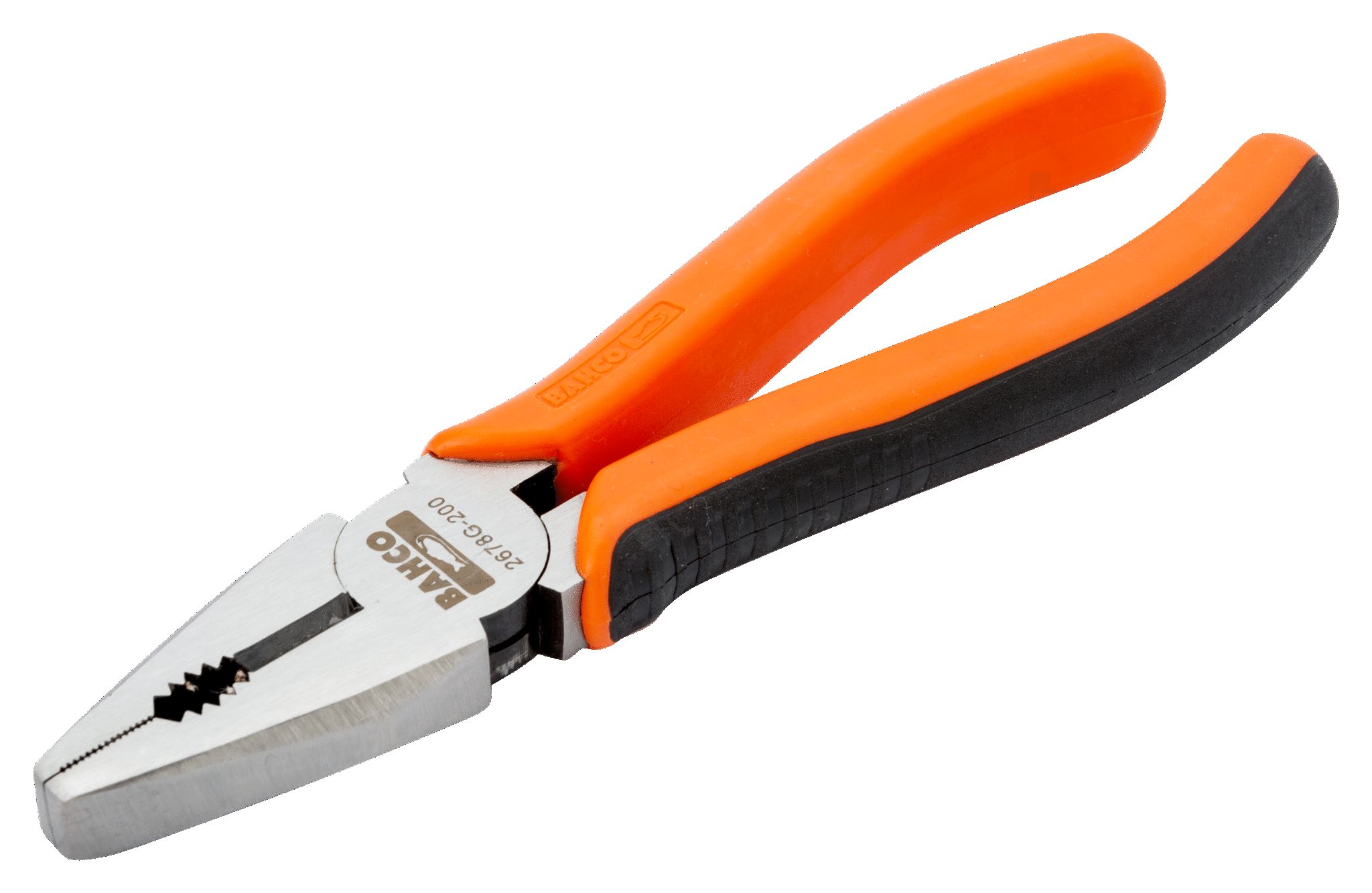 Bahco 2678 G-200 Pliers, 205 mm Overall, Straight Tip, 43mm Jaw