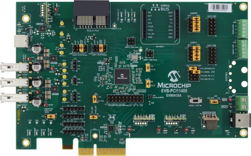 Microchip Evaluation Evaluation Board Evaluation Kit Evaluation Board for PCI11400 EV96N38A