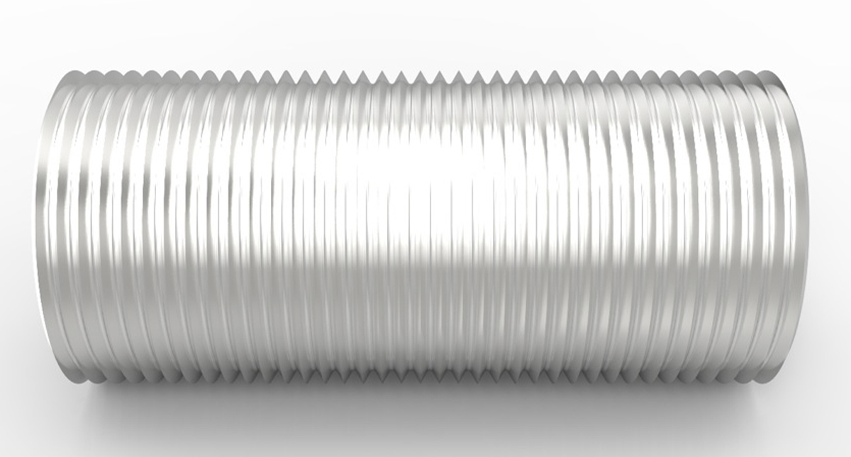 RS PRO Short Nipple, Conduit Fitting, 25mm Nominal Size, 316 Stainless Steel, Silver