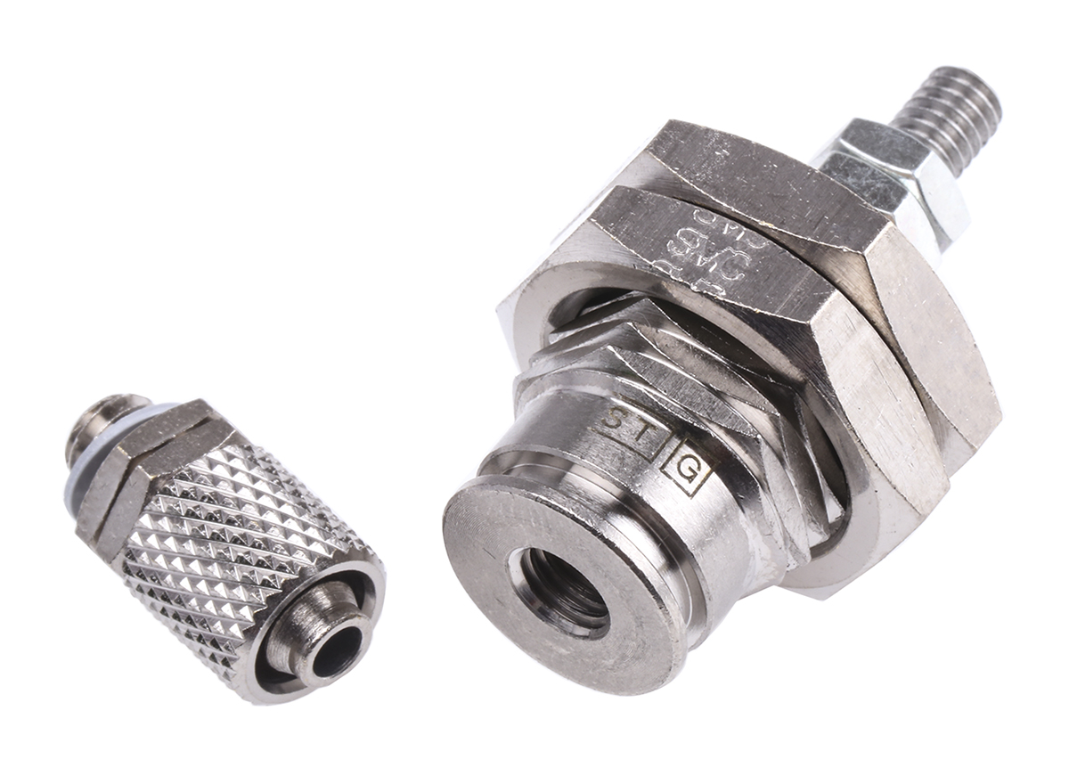 SMC 5 mm Pneumatic Piston Rod Cylinder - CJP Series, Single Acting Acting