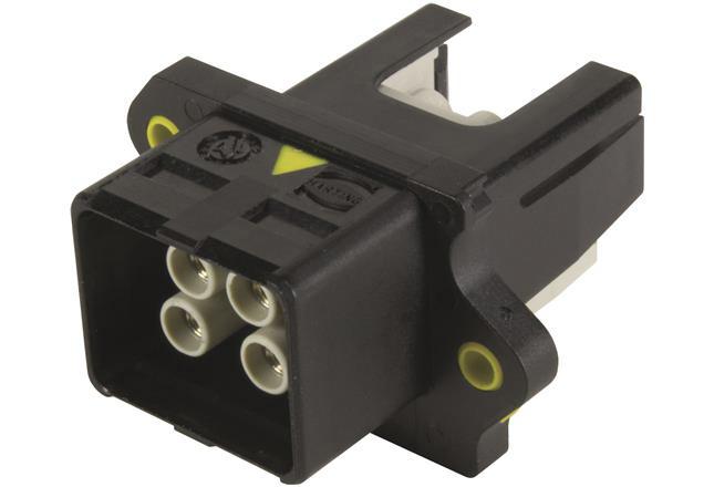 HARTING, HARTING PushPull Power Connector Cable Mount Socket, 4P, Crimp Termination, 12A, 48 V
