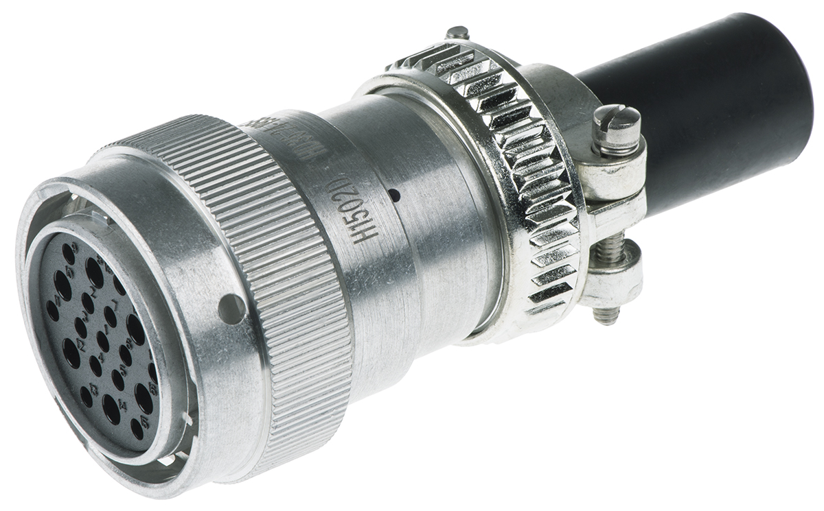 Deutsch Circular Connector, 19 Contacts, Cable, 2.39 mm Connector, Plug, Female, IP67, HD30 Series